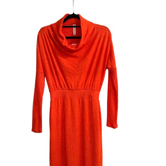 NWT Daily Practice by Anthropologie Draped Cowl Neck Midi Dress Size XXS - Picture 4 of 8